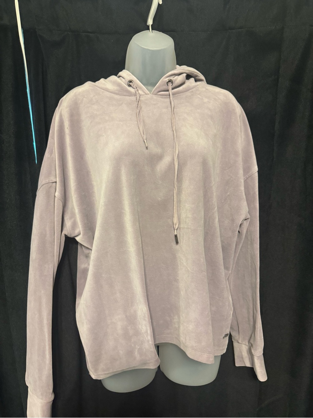 DKNY Plush Hoodie - Light Lavender
